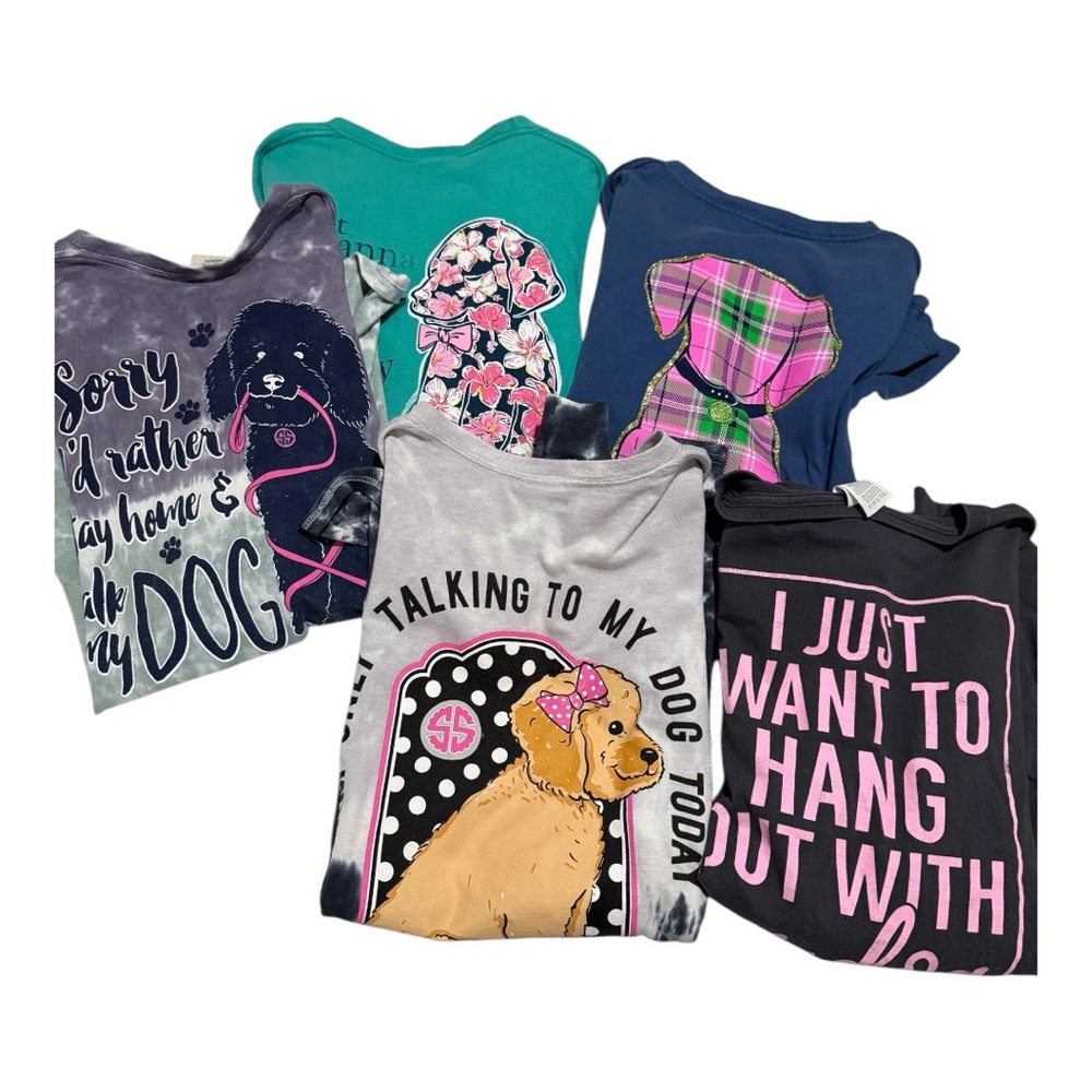 Graphic Dog-Themed T-Shirts Bundle